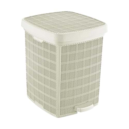 JUTE PEDALLI ÇÖP KOVASI NO:3 (BEJ)