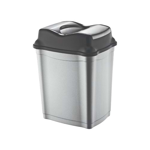 GİRDAP ÇÖP KOVASI NO:3 (12 LT) (M.GRİ)
