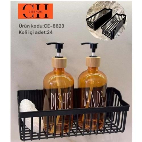 CEBE HOME 2 Lİ MUTFAK ORGANİERİ BANYO RAFI KÖŞELİĞİ YAPIŞKANLI ORGANİZER