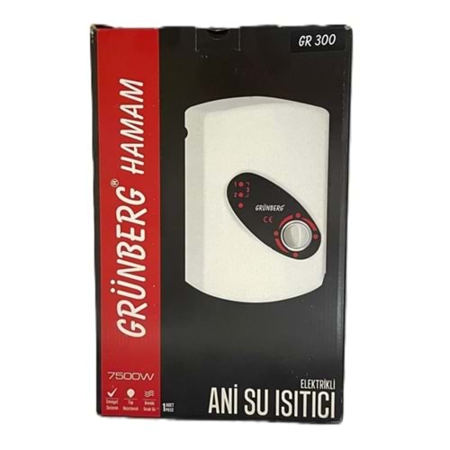GRÜNBERG ANİ SU ISITICI ELEKTRİKLİ ŞOFBEN