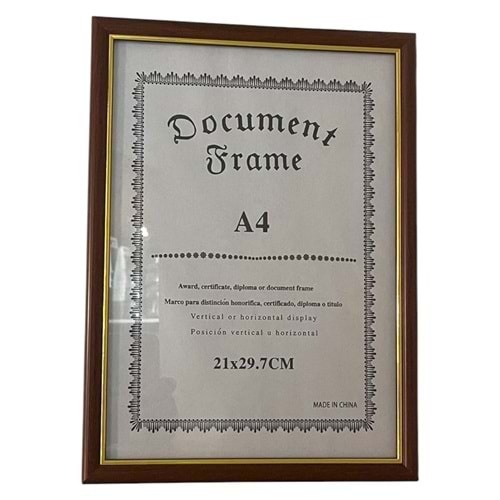 HAUSPEC AHŞAP ÇERÇEVE A4 ÇERÇEVE 21CMX29,7CM *48 / *96