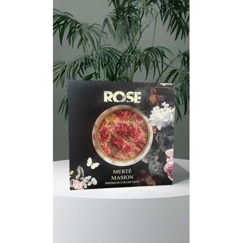 LÜX BEYAZ ROSE TEPSİ BÜYÜK BOY *12