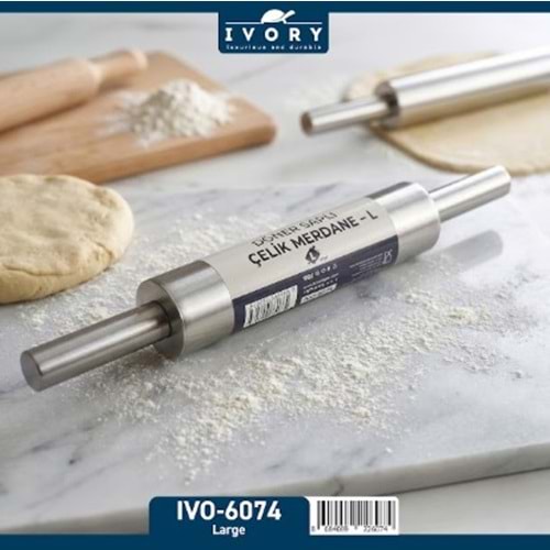 IVORY BÜYÜK DÖNER SAPLI ÇELİK MERDANE 24*