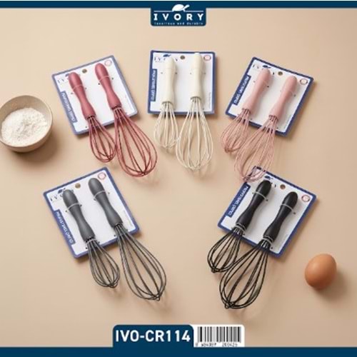 IVORY 2 Lİ SİLİKON ÇIRPICI SETİ 72*