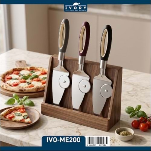 IVORY PİZZA KESME VE SERVİS SPATULASI 24*