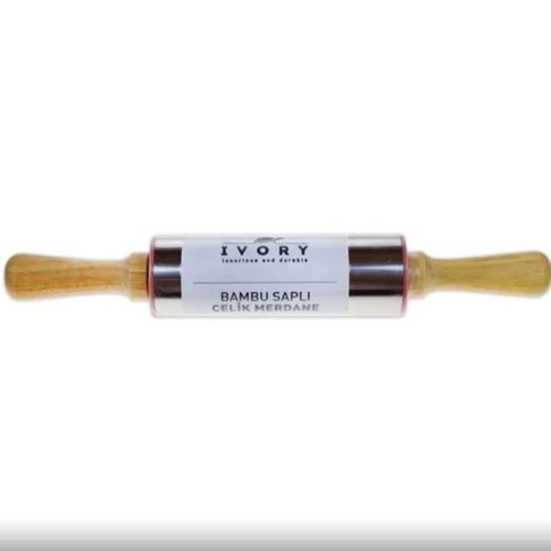 IVORY BAMBU SAPLI METAL MERDANE KÜÇÜK 72*