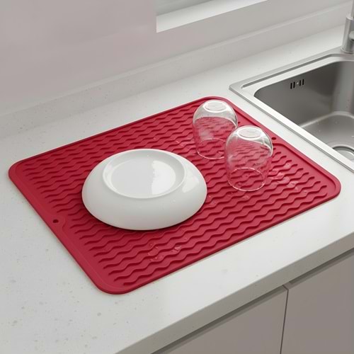 IVORY TEZGAH ÜSTÜ SİLİKON BULAŞIK MATI 60*