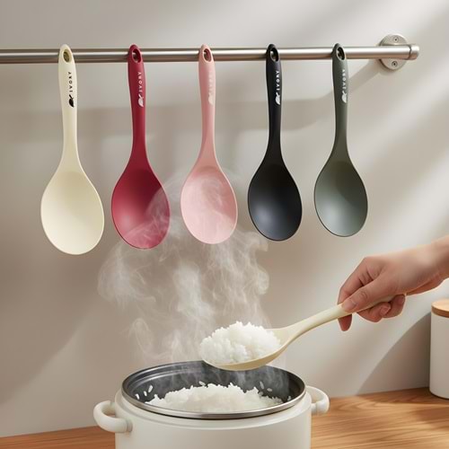 IVORY SİLİKON JUMBO SERVİS KAŞIĞI 240*