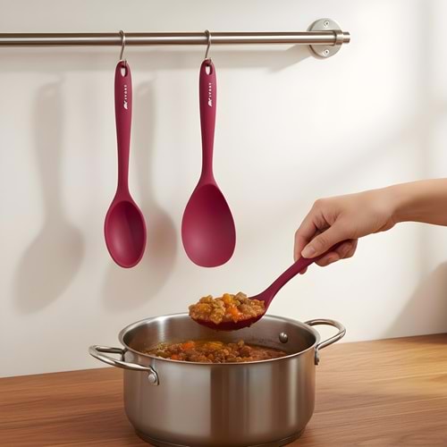 IVORY İKİLİ SİLİKON MUTFAK SETİ PK24 96*