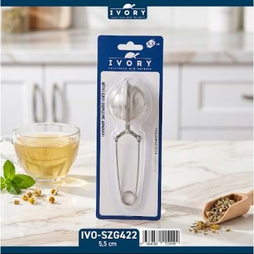 IVORY KARTELALI BİTKİ ÇAYI DEMLEME APARATI M 5,5CM 288*