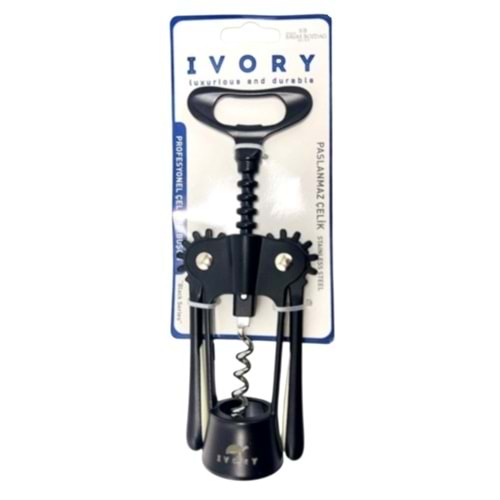 IVORY PROFESYONEL ÇELİK TİRBÜŞON SİYAH 72*