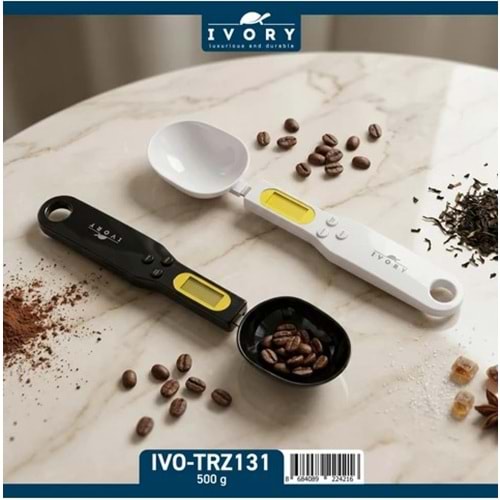 IVORY 500 GR. DİJİTAL ÖLÇÜM KAŞIĞI 100*