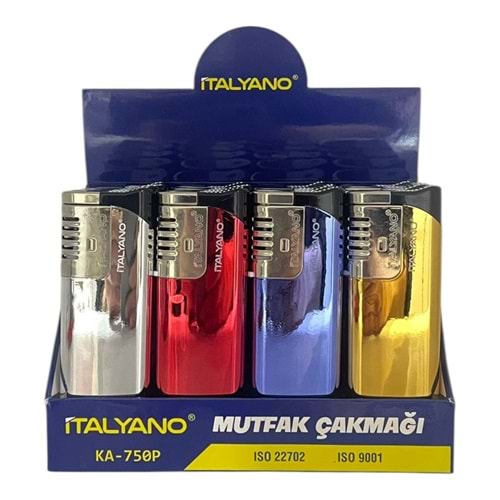 İTALYANO BÜYÜK TAKOZ METALİK RÜZGAR ÇAKMAK *20 / *320