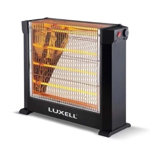 LÜXELL 4 ÇUBUKLU TERMOSTATLI ISITICI ELEKTRİKLİ SOBA
