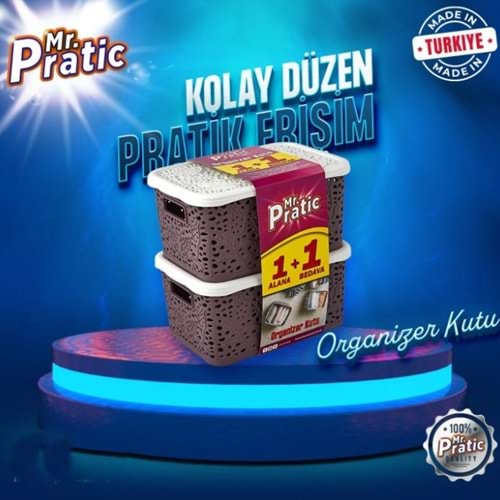 MRPRATİK 2 Lİ ORGANİZER KUTU KÜÇÜK BOY *24