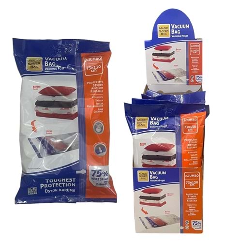 MAGIC SAVER 2Lİ VAKUMLU HURÇ JUMBO 73X130 *6 / *36
