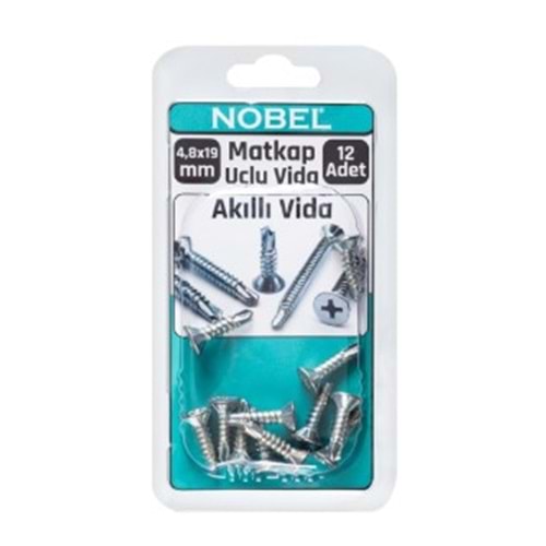 NOBEL FIX YHB MATKAP UÇLU VİDA 4,8 X 19 MM 12 12*