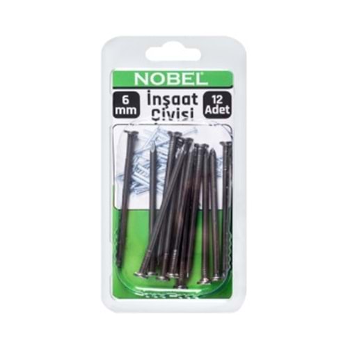 NOBEL FIX İNŞAAT ÇİVİSİ 6 CM 12 Lİ 12*