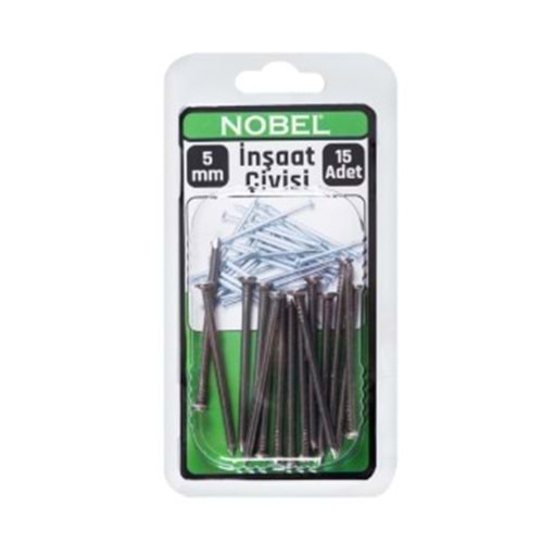 NOBEL FIX İNŞAAT ÇİVİSİ 5 CM 15 Lİ 12*