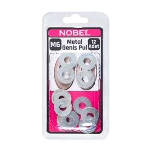 NOBEL FIX GENİŞ RONDELA M6 (1/4-2) ÇİNKO ( Dİ