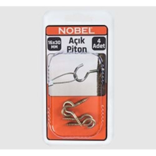 NOBEL FIX AÇIK PİTON 16x30 MM 4 LÜ