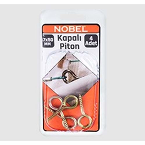 NOBEL FIX KAPALI PİTON 17X50 MM 4 LÜ