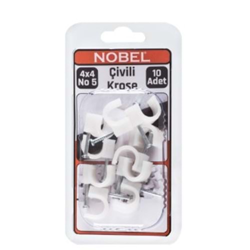 NOBEL FIX ÇİVİLİ KROŞE 4X4 NO-5 10 LU