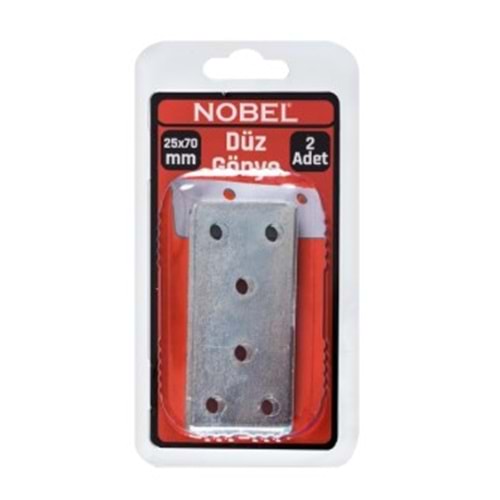 NOBEL FIX DÜZ GÖNYE 25x70 (2MM) 2 Lİ