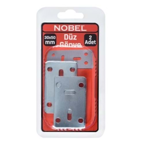 NOBEL FIX DÜZ GÖNYE 30X50 (2MM) 2 Lİ