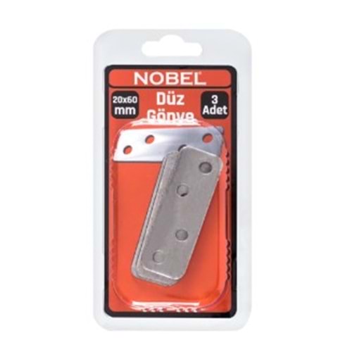 NOBEL FIX DÜZ GÖNYE 20X60 (2MM) 3 LÜ