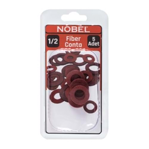 NOBEL FIX FİBER CONTA PVC 1/2 5 Lİ 12*