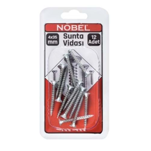 NOBEL FIX SUNTA VİDASI YHB 4 X 35 MM 12 Lİ 12*