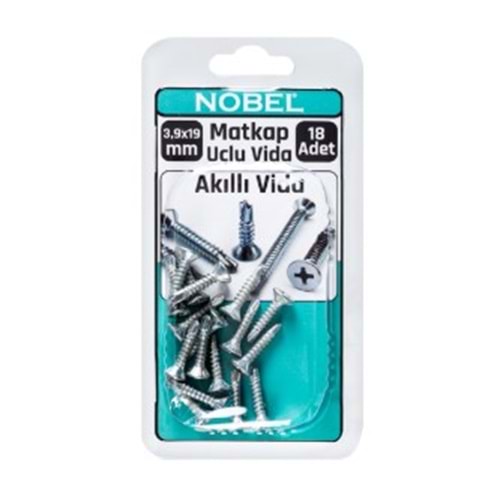 NOBEL FIX YHB MATKAP UÇLU VİDA 3,9 X 19 MM 18 12*