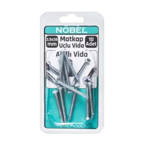 NOBEL FIX YHB MATKAP UÇLU VİDA 3,9 X 38 MM 10