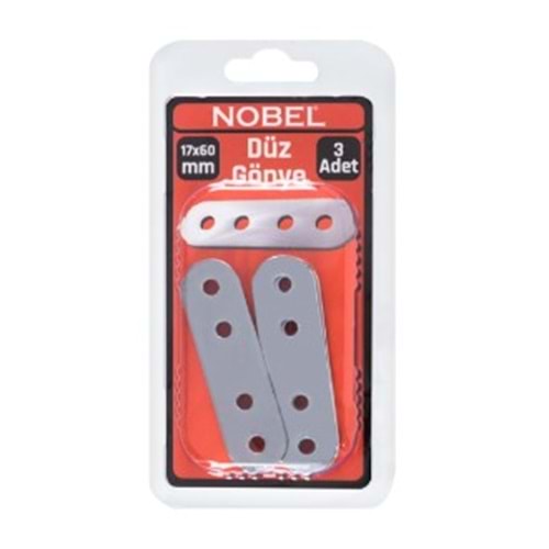 NOBEL FIX DÜZ GÖNYE 17X60 (2MM) 3 LÜ