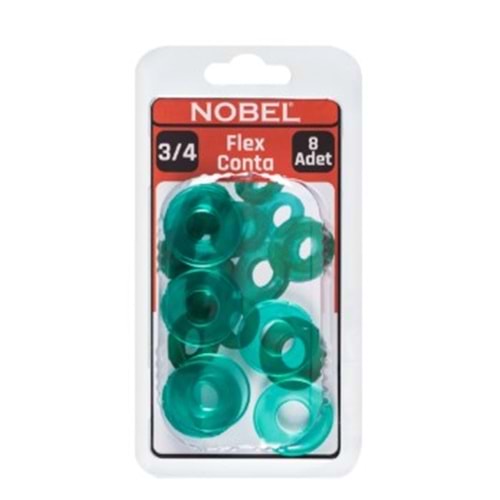 NOBEL FIX YEŞİL FLEX CONTA PVC 3/4 8 Lİ 12*