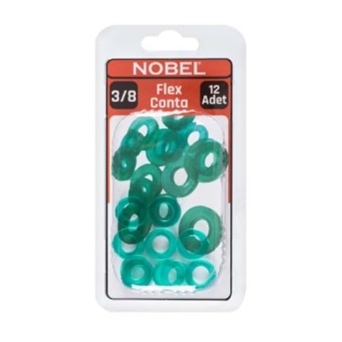 NOBEL FIX YEŞİL FLEX CONTA PVC 3/8 12 Lİ