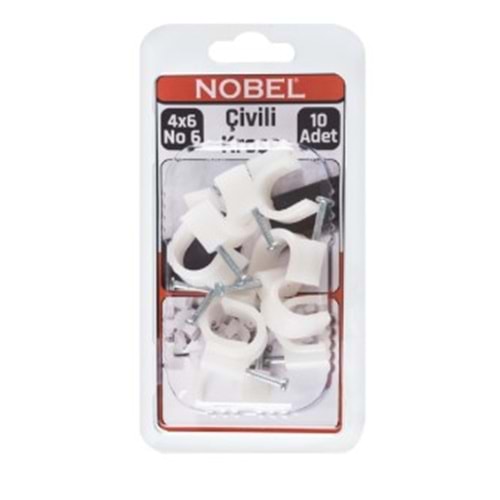 NOBEL FIX ÇİVİLİ KROŞE 4X6 NO-6 10 LU 12*
