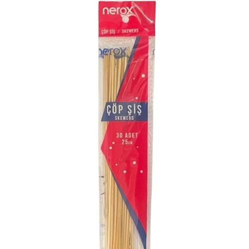 NEROX ÇÖP ŞİŞ 30 LU 25CM *24
