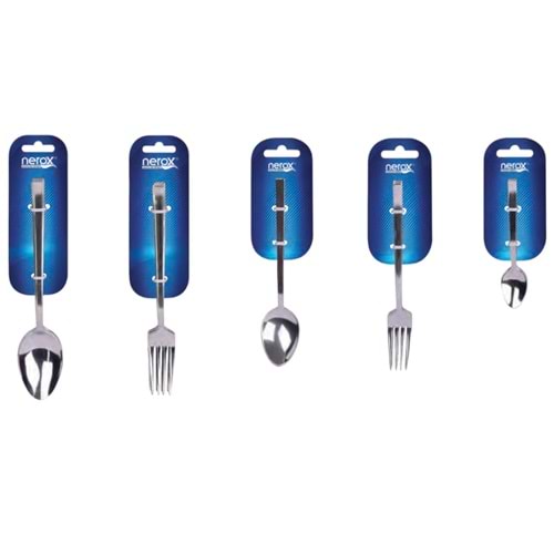 NEROX TATLI KAŞIĞI 6'LI DÜZ *160