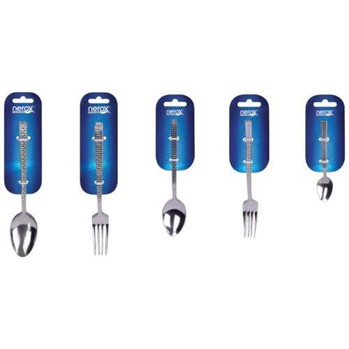 NEROX TATLI ÇATALI 6'LI DESENLİ *160