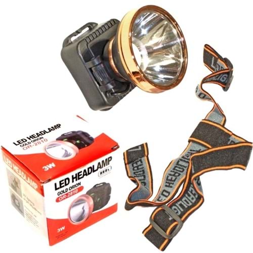 GOLD ORİON KAFA LAMBASI PİLLİ LED *60