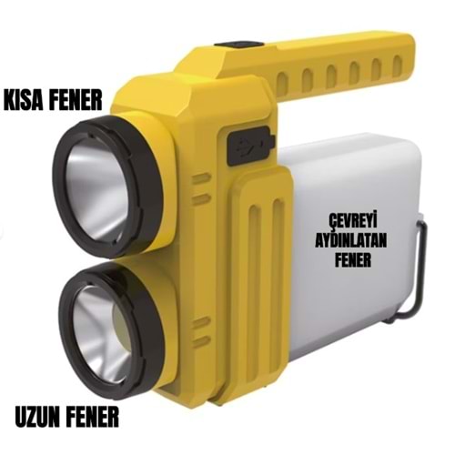 PANTER ŞARJLI LED IŞILDAK EL FENER