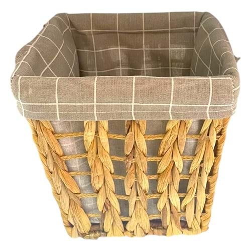 SD ORTA BOY BEZLİ TEKLİ SEPET 25X24X21 15*