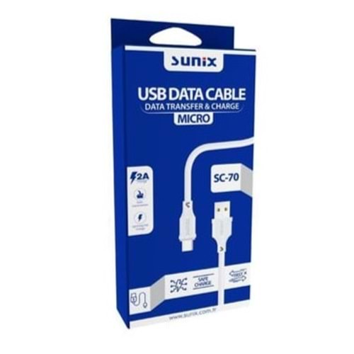 SUNİX MİCRO TELEFON ŞARJ KABLOSU *20