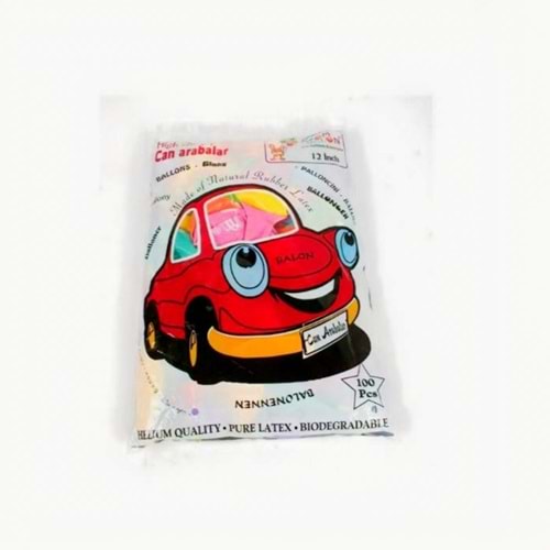 ATOM BALON ARABALAR BASKILI *100