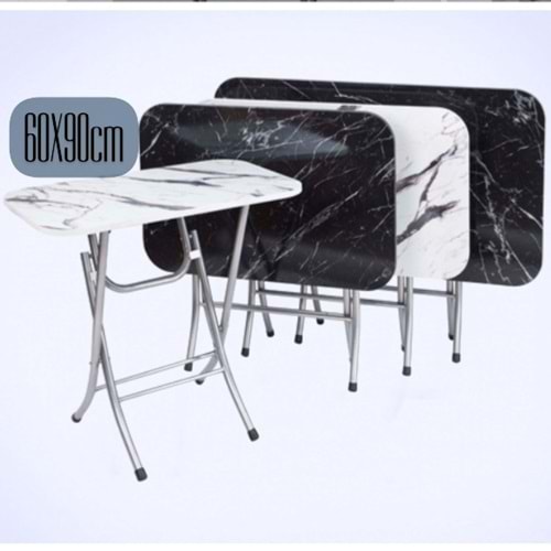 METAL AYAKLI KATLANIR MASA 60X90CM
