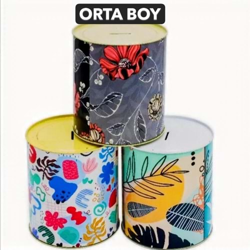 METAL ORTA BOY KUMBARA DESENLİ