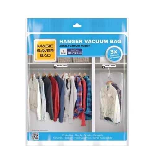 MAGİC SAVER ASKILI VAKUMLU POŞET 70X104 L