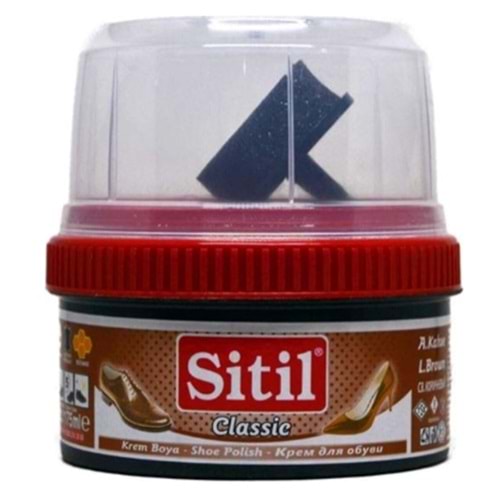 SİTİL CİLALI AYAKKABI BOYASI 175ML KAHVERENGİ *12